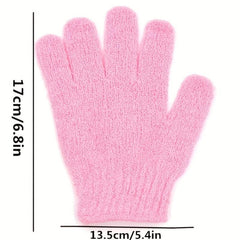 3pcs Exfoliating Gloves Loofah Gloves Bathtub Exfoliating Gloves