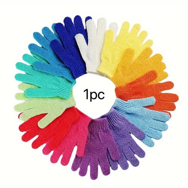 3pcs Exfoliating Gloves Loofah Gloves Bathtub Exfoliating Gloves