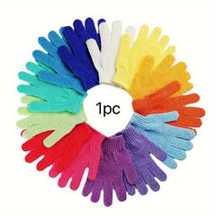 3pcs Exfoliating Gloves Loofah Gloves Bathtub Exfoliating Gloves