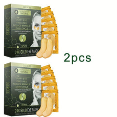 10 Pairs 24k Golden Eye Mask Hydrating Moisturizing for Dark Circles