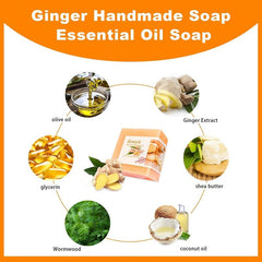 Organic Ginger Soap Natural Vegan Soap For Smooth Skin