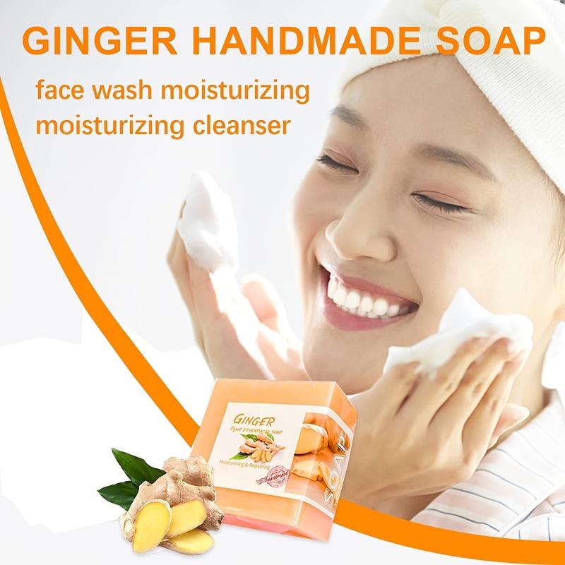 Organic Ginger Soap Natural Vegan Soap For Smooth Skin