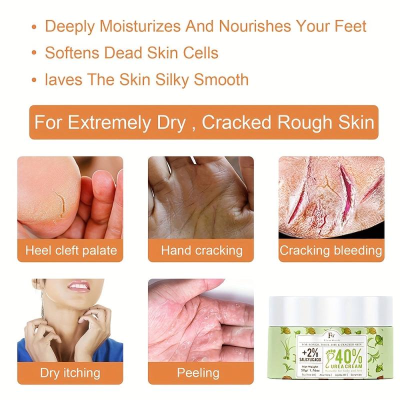 Urea Cream 2% Salicylic Acid 50g Tea Tree Body Lotion Moisturizing Skin Care