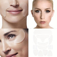 16 pcs Lifting Face Stickers Forehead Eye and Head Lines French Lines