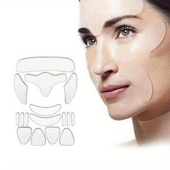 18PCS Silicone Wrinkle Diminishing Patch Skin Care Sticker Pad Suit