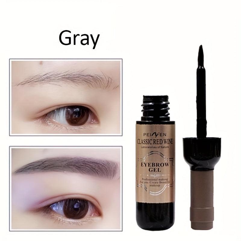 Wine Eyebrow Gel 3 Colors Tattoo Brow Gel Tint Beauty Dyeing Eyebrow Cream