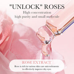 Rose & Hyaluronic Acid Eye Mask - Dark Circles and Fine Lines Remover
