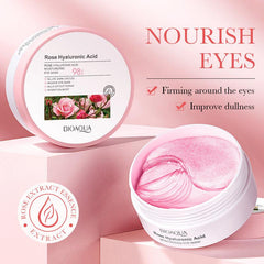 Rose & Hyaluronic Acid Eye Mask - Dark Circles and Fine Lines Remover