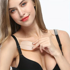 Silicone Bra Strap Cushions Non Slip Comfort Shoulder Pads Transparent