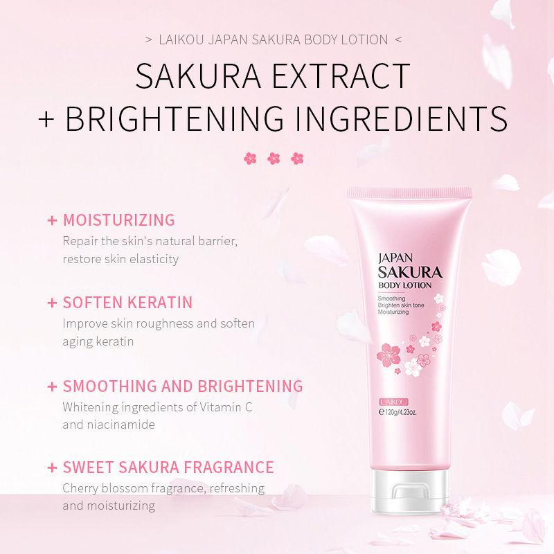 LAIKOU Sakura Moisturizing Body Lotion 120g
