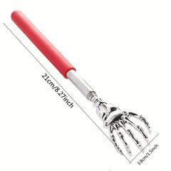 Stainless Steel Extendable Back Scratcher Telescopic Rubber Handle