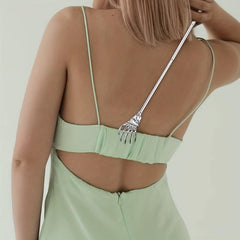 Stainless Steel Extendable Back Scratcher Telescopic Rubber Handle