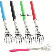 Stainless Steel Extendable Back Scratcher Telescopic Rubber Handle