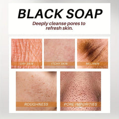African Soap Body Cleansing Soap Smooth Skin Soap Dredging Pores Essential Soap