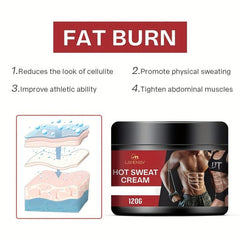 Hot Sweat Cream Body Massage Cream for Fitness