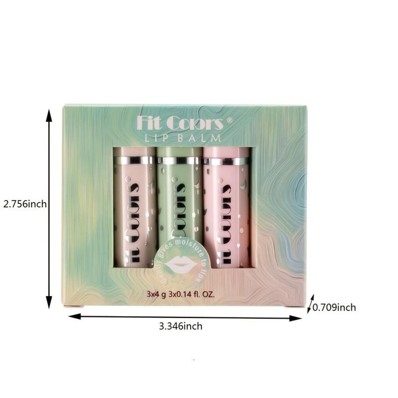 Temperature Changing Mint Lip Balm Set 3 Pcs