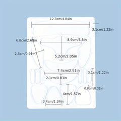18pcs Transparent Silicone Anti Wrinkle Patches for Face and Neck