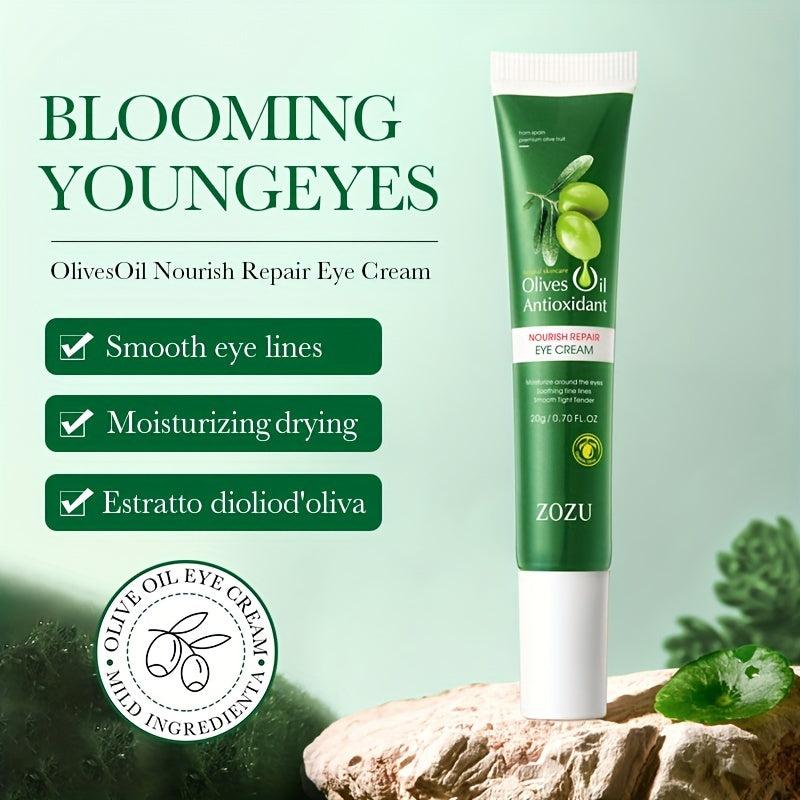 Olive Eye Cream - Nourishes, Improves Dark Circles, Eye Lines, Bags