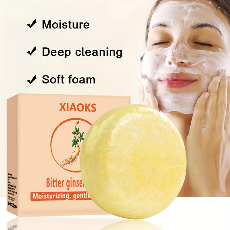 Ginseng Soap: Mite Removal Face Cleaning Bath Solution