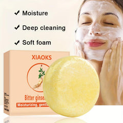 Ginseng Soap: Mite Removal Face Cleaning Bath Solution