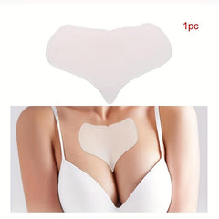 Peach Shaped Silicone Smooth Wrinkle Breast Patch Reusable Wrinkle Care