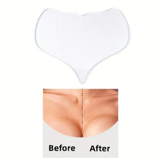 Peach Shaped Silicone Smooth Wrinkle Breast Patch Reusable Wrinkle Care