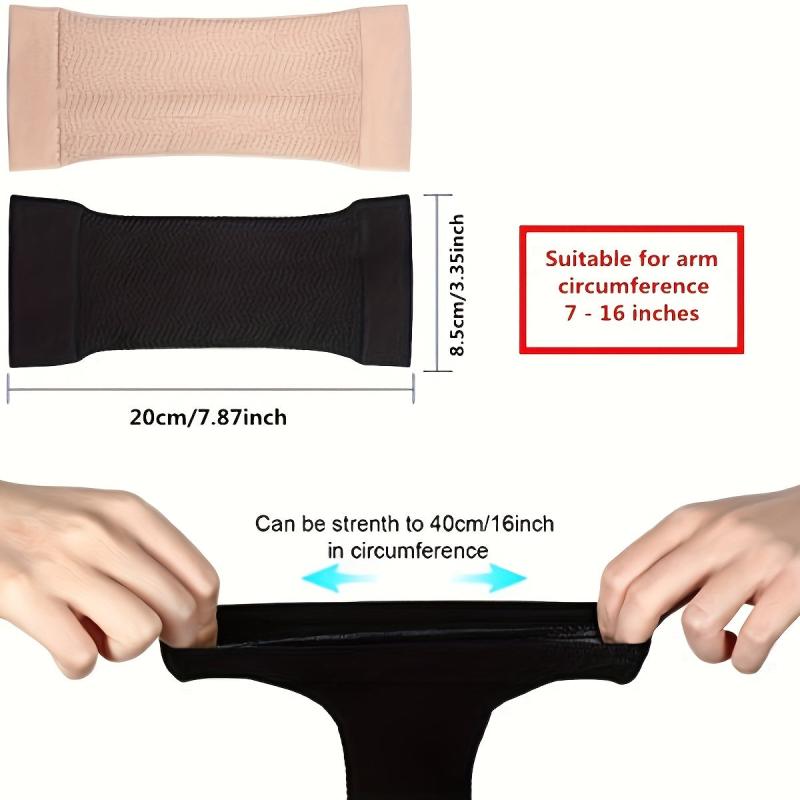 Arm Sleeves Elastic Upper Arm Compression Wraps for Women Weight Loss