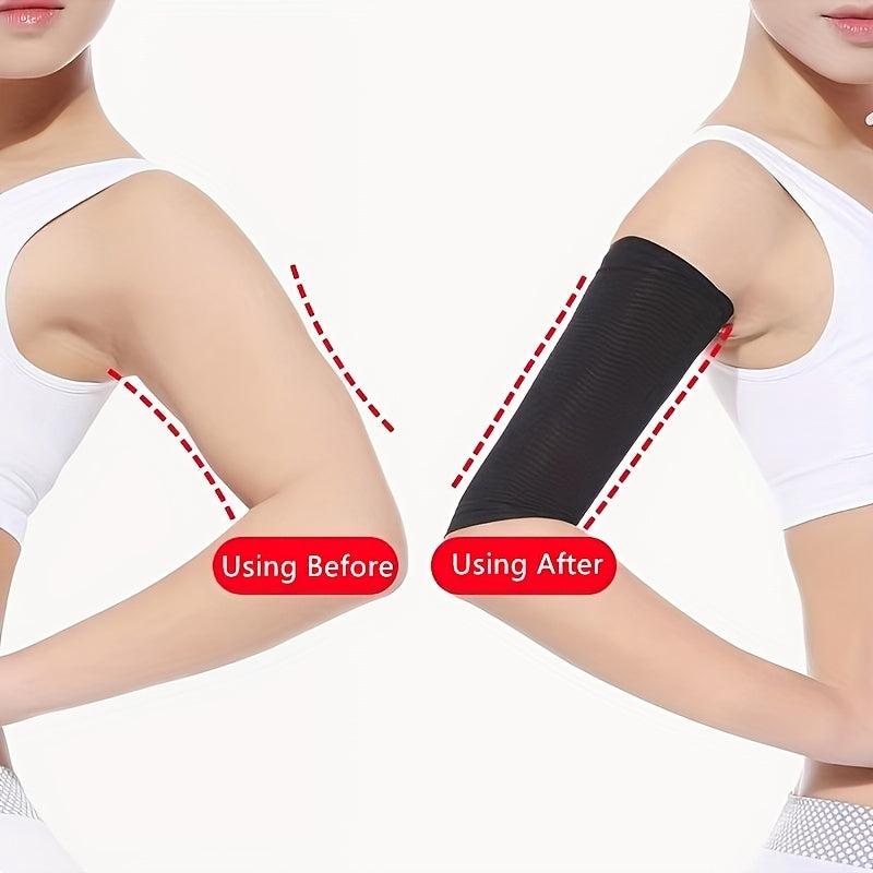 Arm Sleeves Elastic Upper Arm Compression Wraps for Women Weight Loss