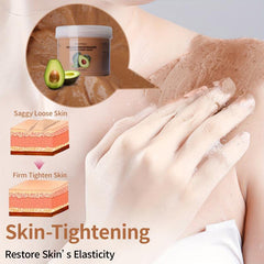 Avocado Scrub 8.81fl oz Cleans Excess Cuticles, Smooths Skin, Moisturizes