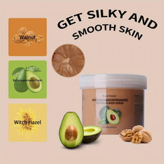 Avocado Scrub 8.81fl oz Cleans Excess Cuticles, Smooths Skin, Moisturizes