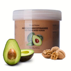 Avocado Scrub 8.81fl oz Cleans Excess Cuticles, Smooths Skin, Moisturizes