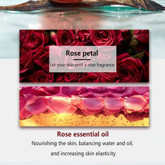 80g Rose Essential Moisturizing Soap, Long Lasting Fragrance, Deep Cleansing