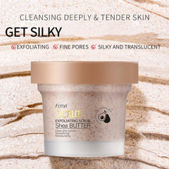 Shea Butter Exfoliating Scrub Cream for Face and Body