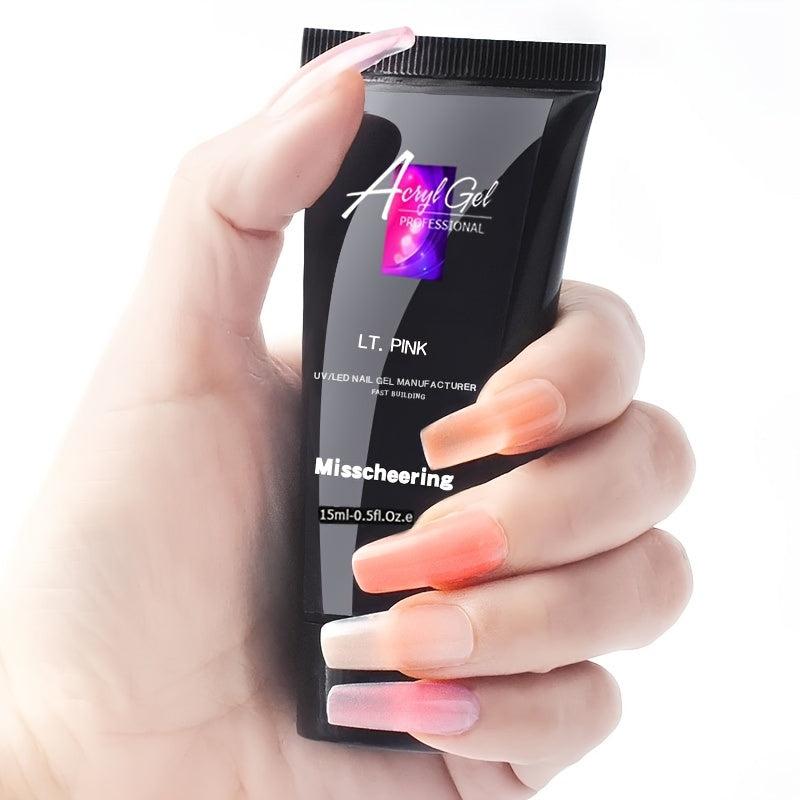 15ml Quick Building Poly Nail Extension Gel for DIY and Nail Art Starter Kit