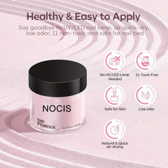 11 Pcs Dip Powder Nail Kit 4 Colors System Set with Base&Top Coat Activator