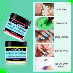 Crystal Acrylic Powder for DIY Nail Extensions