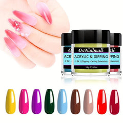 Crystal Acrylic Powder for DIY Nail Extensions