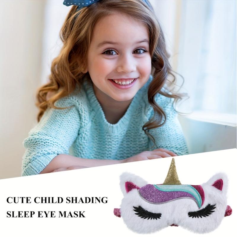 Cartoon Eye Plush Eye Mask Rest Sleep Shading Eye Mask for Men Women