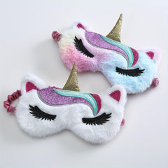 Cartoon Eye Plush Eye Mask Rest Sleep Shading Eye Mask for Men Women