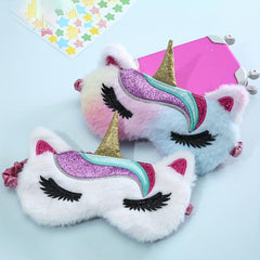 Cartoon Eye Plush Eye Mask Rest Sleep Shading Eye Mask for Men Women