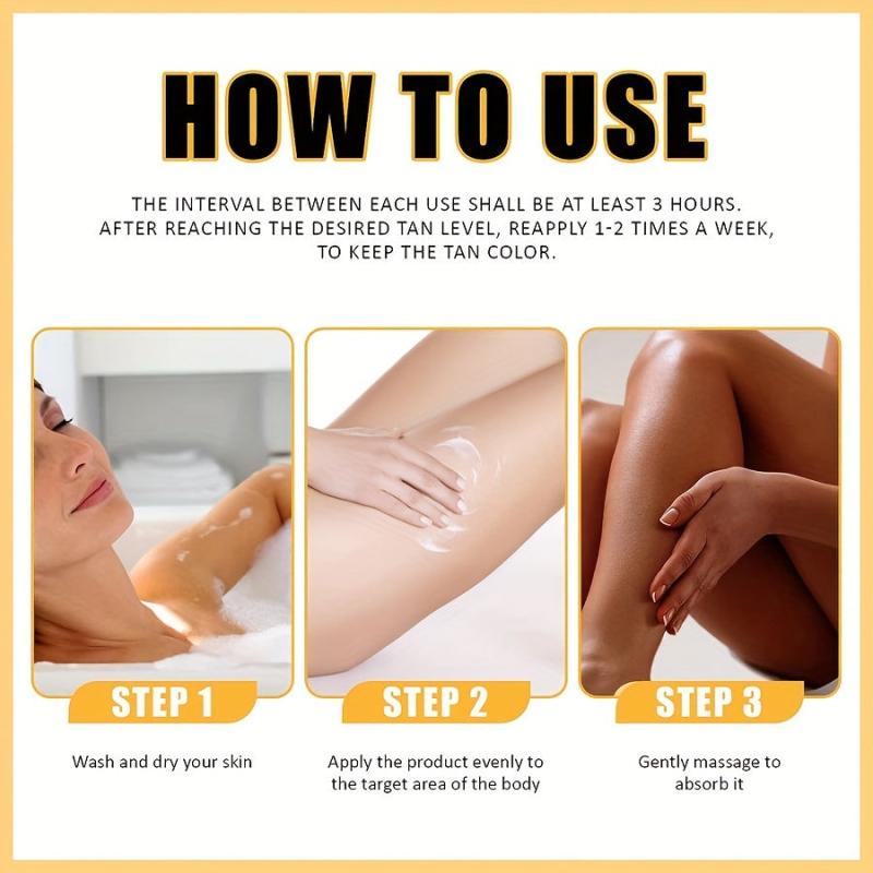 Summer Skin Self Tanning Cream Sunless Self Tanner For Face Body 80g