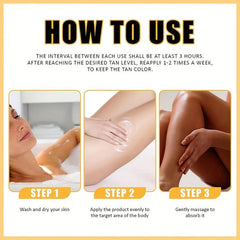 Summer Skin Self Tanning Cream Sunless Self Tanner For Face Body 80g