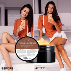 Summer Skin Self Tanning Cream Sunless Self Tanner For Face Body 80g