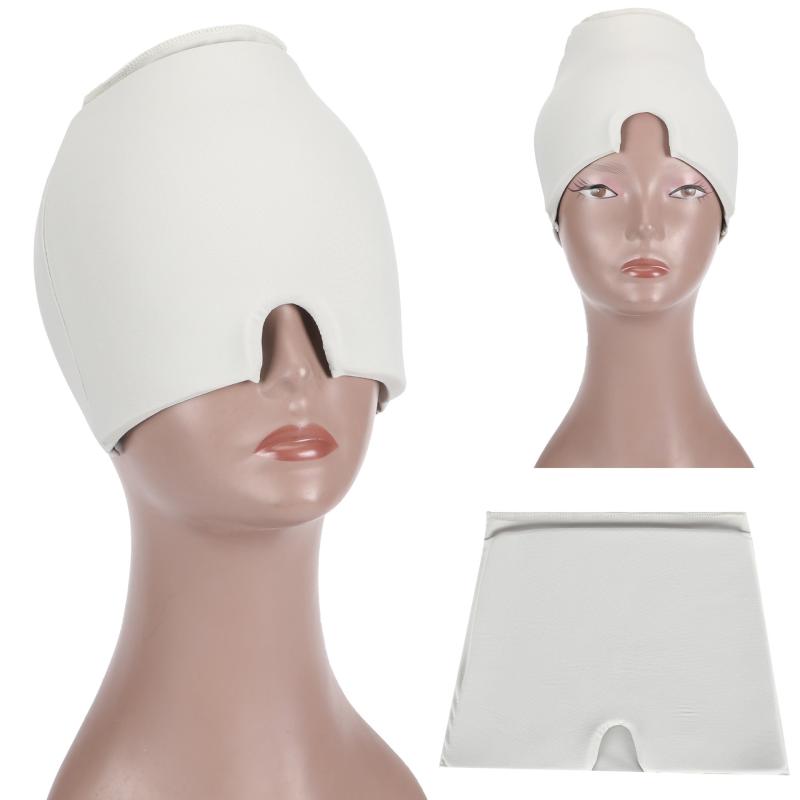 Migraine Ice Head Wrap Headache Relief Hat For Tension