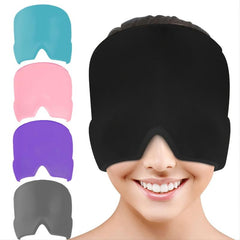 Migraine Ice Head Wrap Headache Relief Hat For Tension