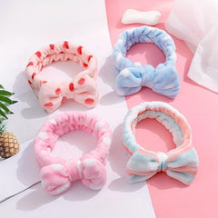 Comfortable Hair Band with Red Hairpin for Styling