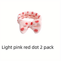 Comfortable Hair Band with Red Hairpin for Styling