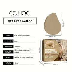 Rice Shampoo Bar for Hair Growth - Moisturizing Shampoo Stick