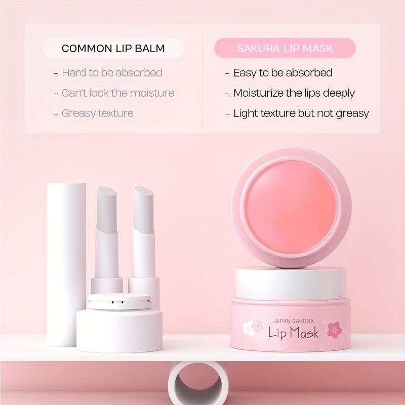 Sakura Lip Mask for Hydration & Moisturization
