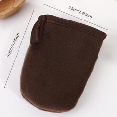 2 Pcs Brown Sunless Tanning Kits Self Tanning Mitt Brown Tanning Glove Set